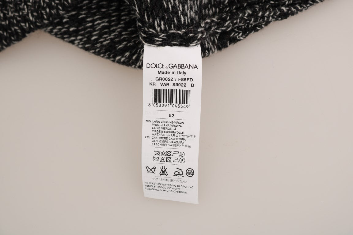 Dolce & Gabbana Gray Wool Cashmere Sweater