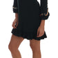 Dolce & Gabbana Crystal Green Stretch A-Line Short Dress