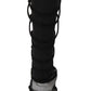 Dolce & Gabbana Black Suede Stretch Straps