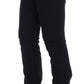 Cavalli Black Cotton Stretch Slim Skinny Fit Jeans