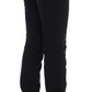 Cavalli Black Cotton Stretch Slim Skinny Fit Jeans