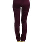 John Galliano Purple slim fit pants