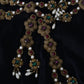 Dolce & Gabbana Black Silk Stretch Gold Crystal Dress