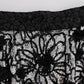 Dolce & Gabbana Black Crystal Sequined Mini Shorts