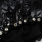 Dolce & Gabbana Black Crystal Sequined Mini Shorts