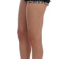 Dolce & Gabbana Black Crystal Sequined Mini Shorts