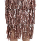 Dolce & Gabbana Sequin Embellished Fringe Midi Pencil Skirt