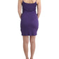 John Galliano Purple jersey dress