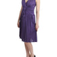 John Galliano Purple sheath dress