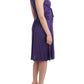 John Galliano Purple sheath dress