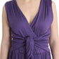 John Galliano Purple sheath dress