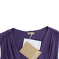 John Galliano Purple sheath dress