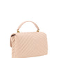 PINKO Pink Calf Leather Love Lady Mini Handbag