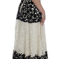 Dolce & Gabbana Floral Lace Ricamo Long Ball Maxi Dress