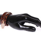 Nialaya CZ Hamsa Eye 18K Gold 925 Silver Bracelet