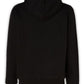 Versace Jeans Black Cotton Logo Details Hooded Sweatshirt