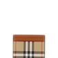 Burberry Brown Printed Canvas Cardholder