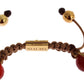 Nialaya CZ Carnelian Pearl 925 Silver Bracelet