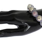 Nialaya Purple CZ Howlite 925 Silver Bracelet