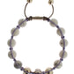 Nialaya Purple CZ Howlite 925 Silver Bracelet