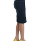Cavalli Blue corduroy pencil skirt
