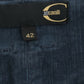 Cavalli Blue corduroy pencil skirt
