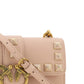PINKO Pink Leather Mini Love One Shoulder Bag