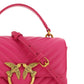 PINKO Pink Calf Leather Love Lady Mini Handbag