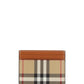 Burberry Brown Printed Canvas Cardholder