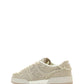 Fendi Grey Calf Leather Low Top Sneakers