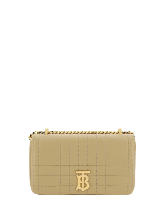 Burberry Oat Beige Leather Lola Shoulder Bag