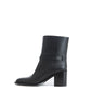 Burberry Black Leather Ankle Boots