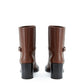 Burberry Brown Leather Ankle Boots
