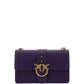PINKO Purple Leather Love One Classic Shoulder Bag