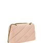 PINKO Pink Calf Leather Love Classic Shoulder Bag