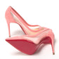 Christian Louboutin Pink Galativi Suede High Heels Pumps