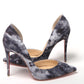 Christian Louboutin Multicolor Denim Print High Heels Pumps