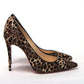 Christian Louboutin Multi/Black Leopard Kate 100 Pony Heel