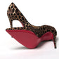 Christian Louboutin Multi/Black Leopard Kate 100 Pony Heel