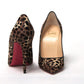 Christian Louboutin Multi/Black Leopard Kate 100 Pony Heel
