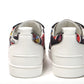 Christian Louboutin Black Multi/Marine Mat Louis Junior Spikes Shoes