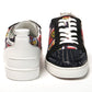 Christian Louboutin Black Multi/Marine Mat Louis Junior Spikes Shoes