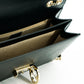 Gucci Black Calf Leather Dollar Shoulder Bag