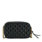 Versace Black Lamb Leather Small Camera Crossbody Bag