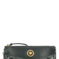 Versace Black Lamb Leather Pouch Crossbody Bag