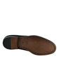 Saxone of Scotland Dark Blue Suede Leather Mens Loafers Shoes