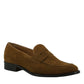 Saxone of Scotland Tabacco Brown Suede Leather Mens Loafers Shoes
