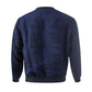 Emporio Armani Rounded neck Sweatshirt in Blue with Zip Detail