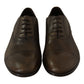 Dolce & Gabbana Brown Lizard Leather Dress Oxford Shoes