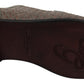 Dolce & Gabbana Brown Leather Suede Derby Formal Shoes